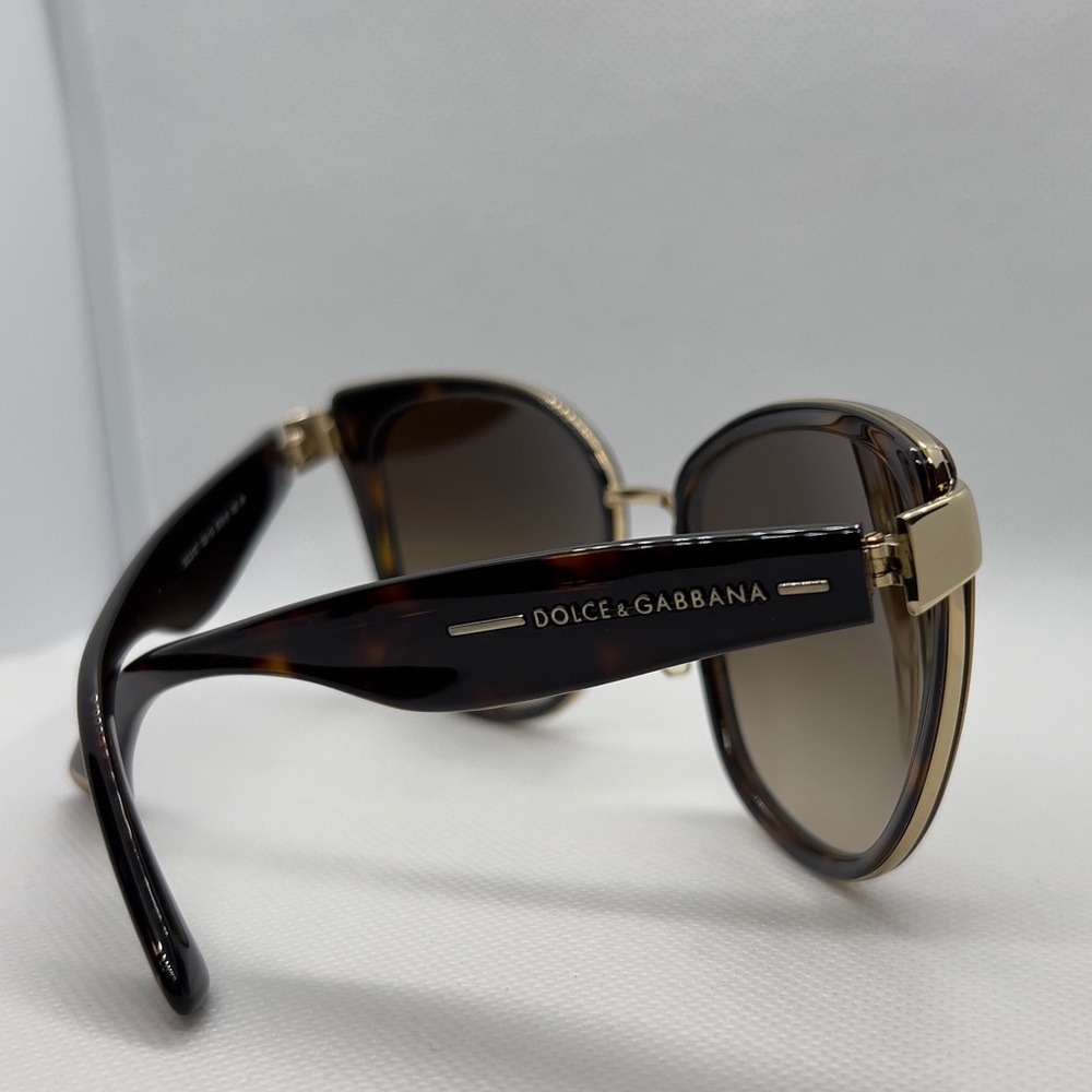 Dolce & Gabbana DG 2107 - Havana Gold Sunglasses - Gradient - Picture 11 of 16